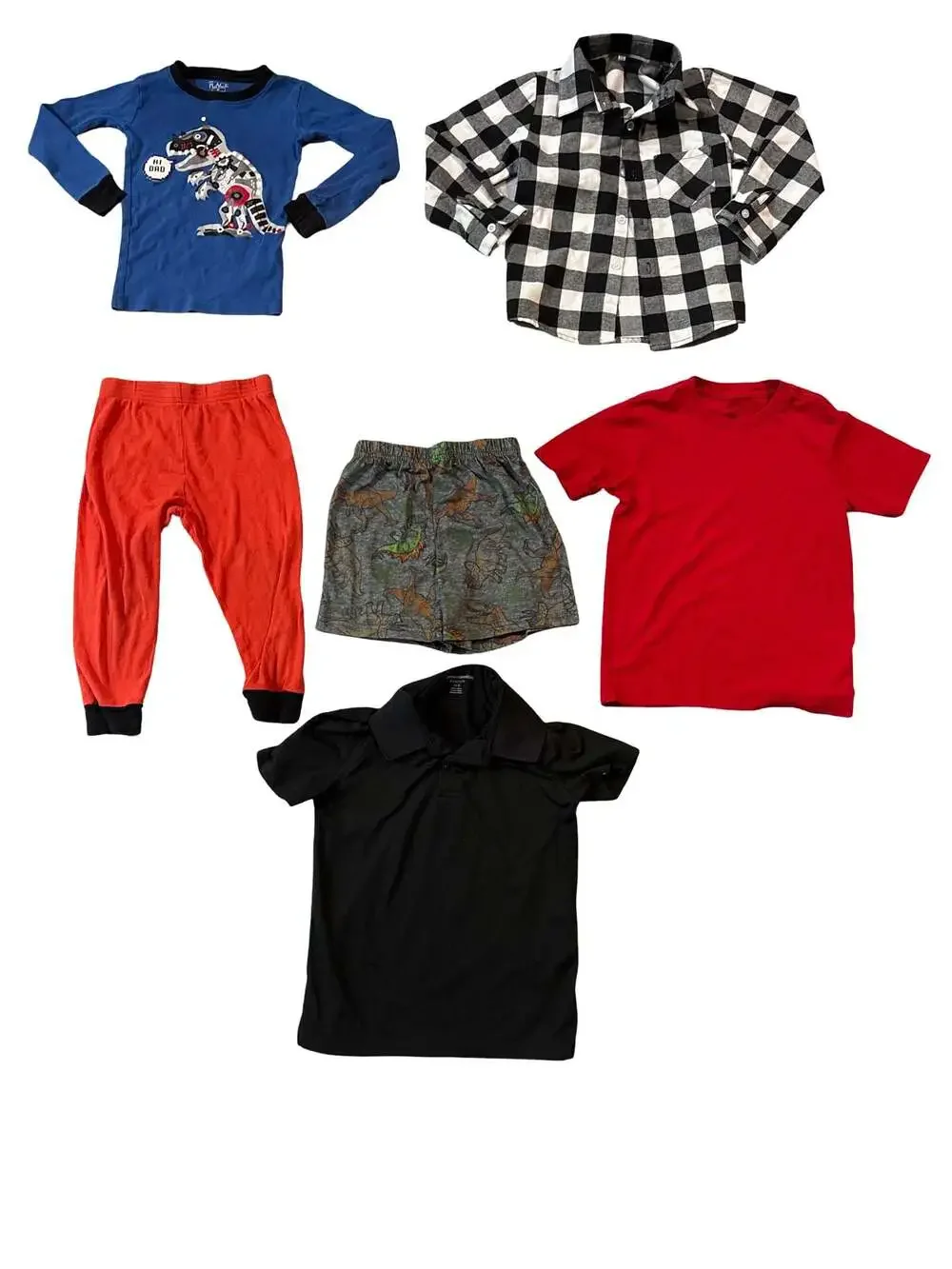 Boys Toddler Size 4T Mixed Clothing Bundle 6-Piece Set - Picture 1 of 7